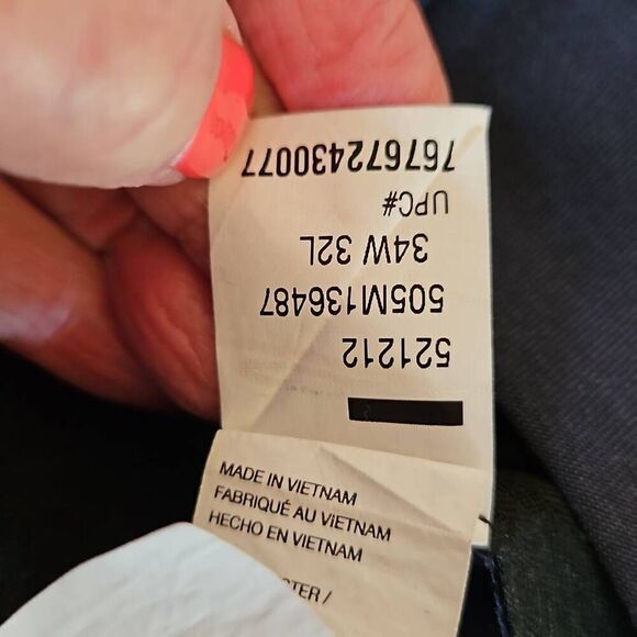 Van Heusen Suit Pants Blue 34W x 32L - Picture 7 of 9